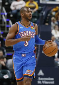 Chris Paul happy in OKC, says he has not asked for trade