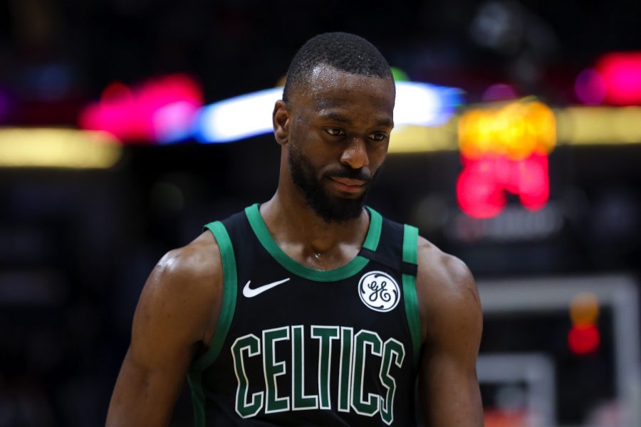 Kimba Walker, montrant les Celtics se dirigeant vers une rupture