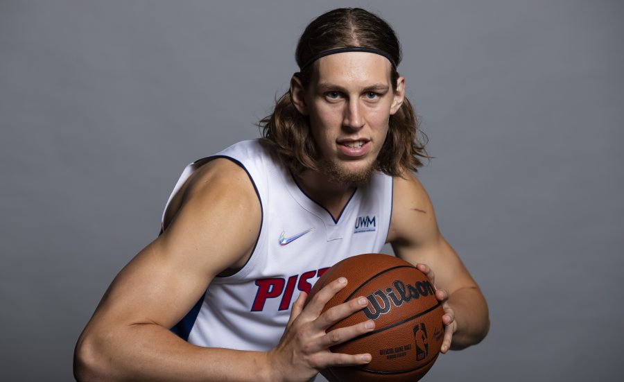 Kelly Olynyk Detroit Pistons Player-Issued #13 Gray Jersey from the 2021-22  NBA Season