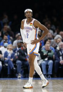 The Oklahoma City Thunder will own four top-34 picks in the 2022