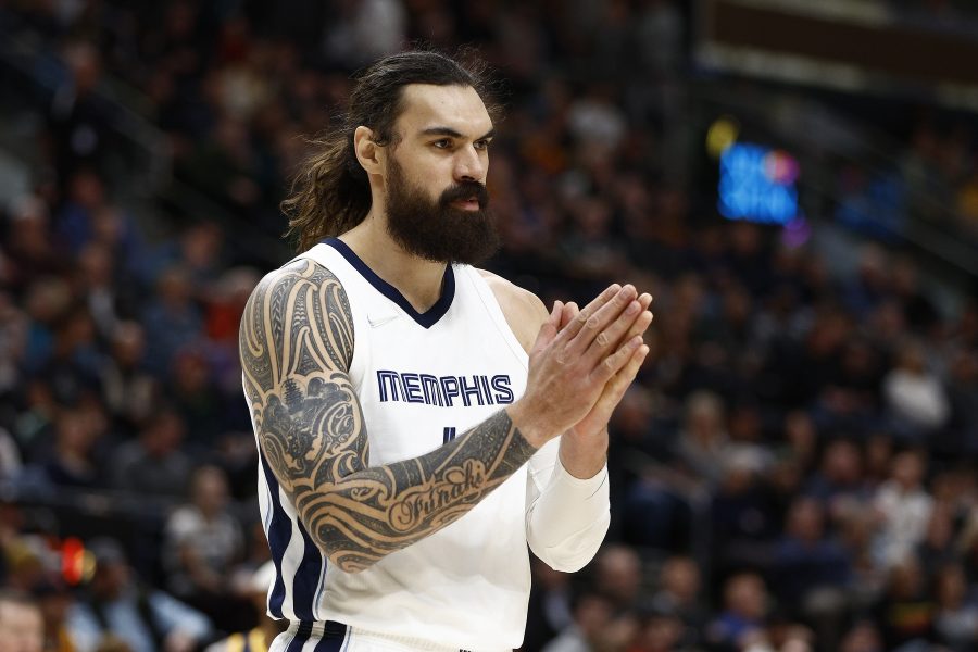 Steven Adams Playing With A Migraine Headache & Dunking All Over The Spurs  