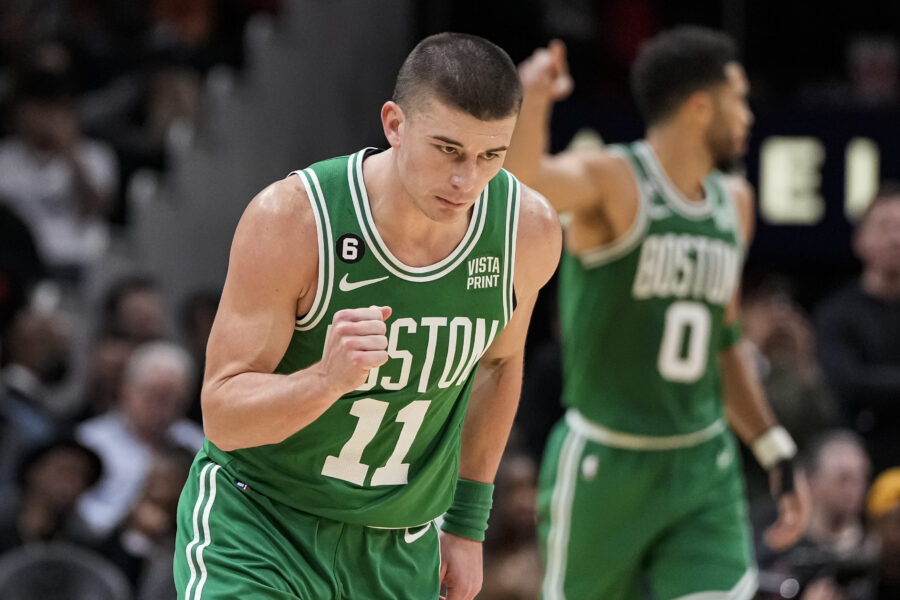 Sam Hauser provides another lift as Celtics handle Pistons for fourth  consecutive win
