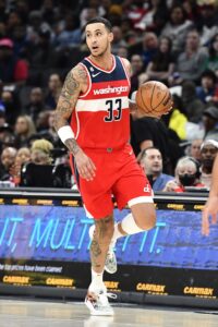 Kyle Kuzma turns heads with wild outfit before Wizards game