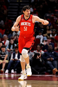 Boban Marjanovic First Point For Houston Rockets Spurs vs Rockets