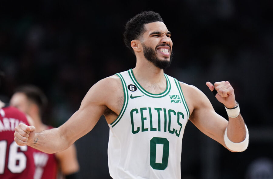 Jayson Tatum: 'I didn't even belong' in photo with Celtics legends at All- Star