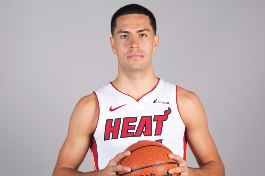 Heat forward Cole Swider impresses, vying for open roster spot