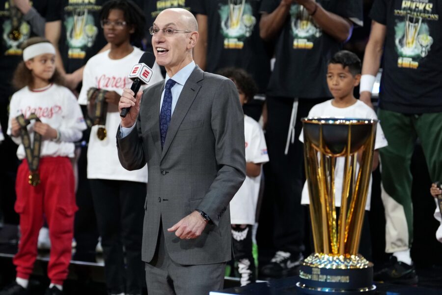 Adam Silver Talks NBA Ratings, Europe, CBA, Las Vegas